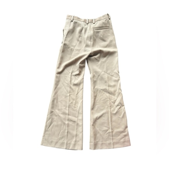 COS High Waisted Wide Leg Wool Trousers in Camel Sz 2 - Picture 10 of 11